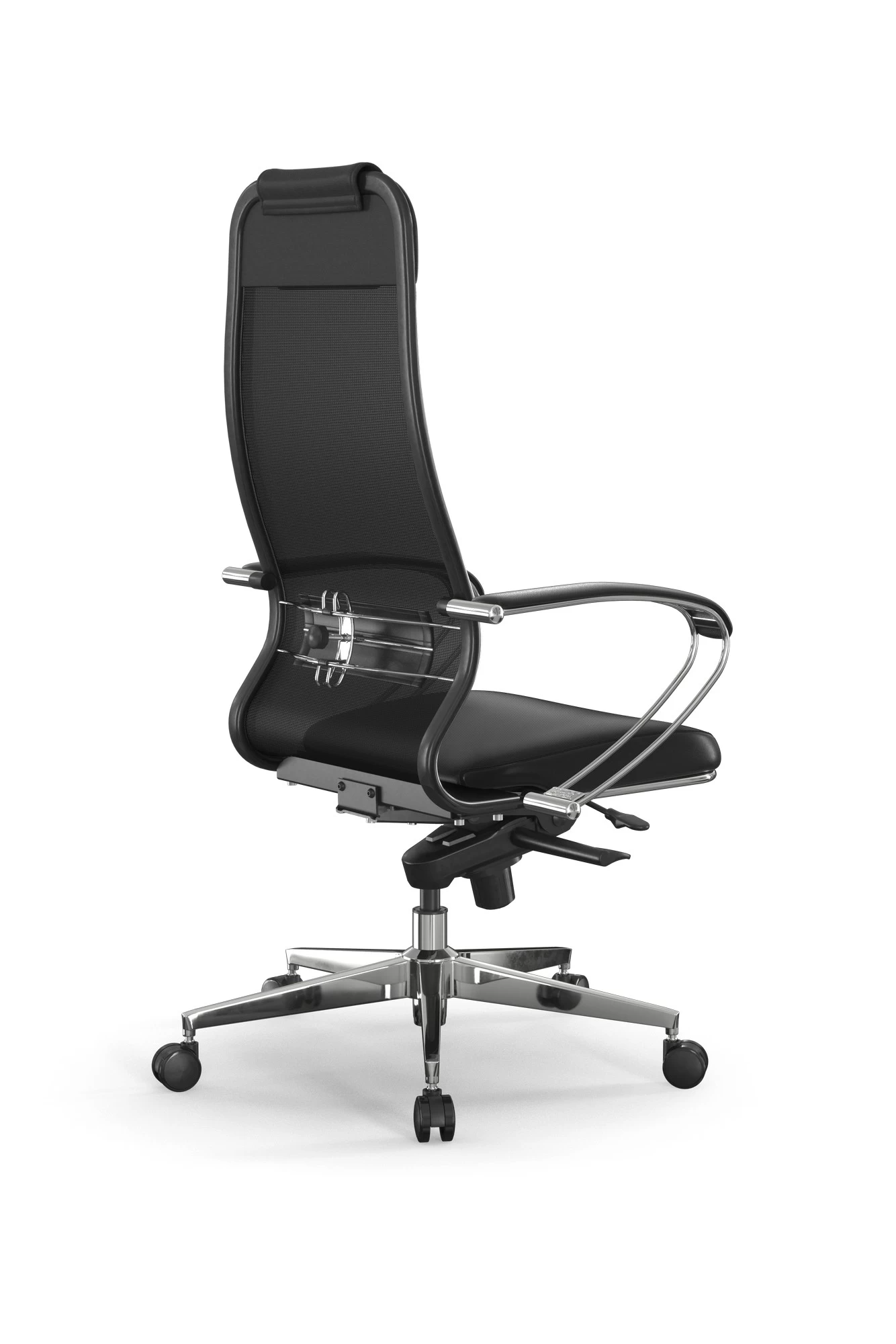 Кресло Samurai Comfort S Infinity (сетка/экокожа черная)