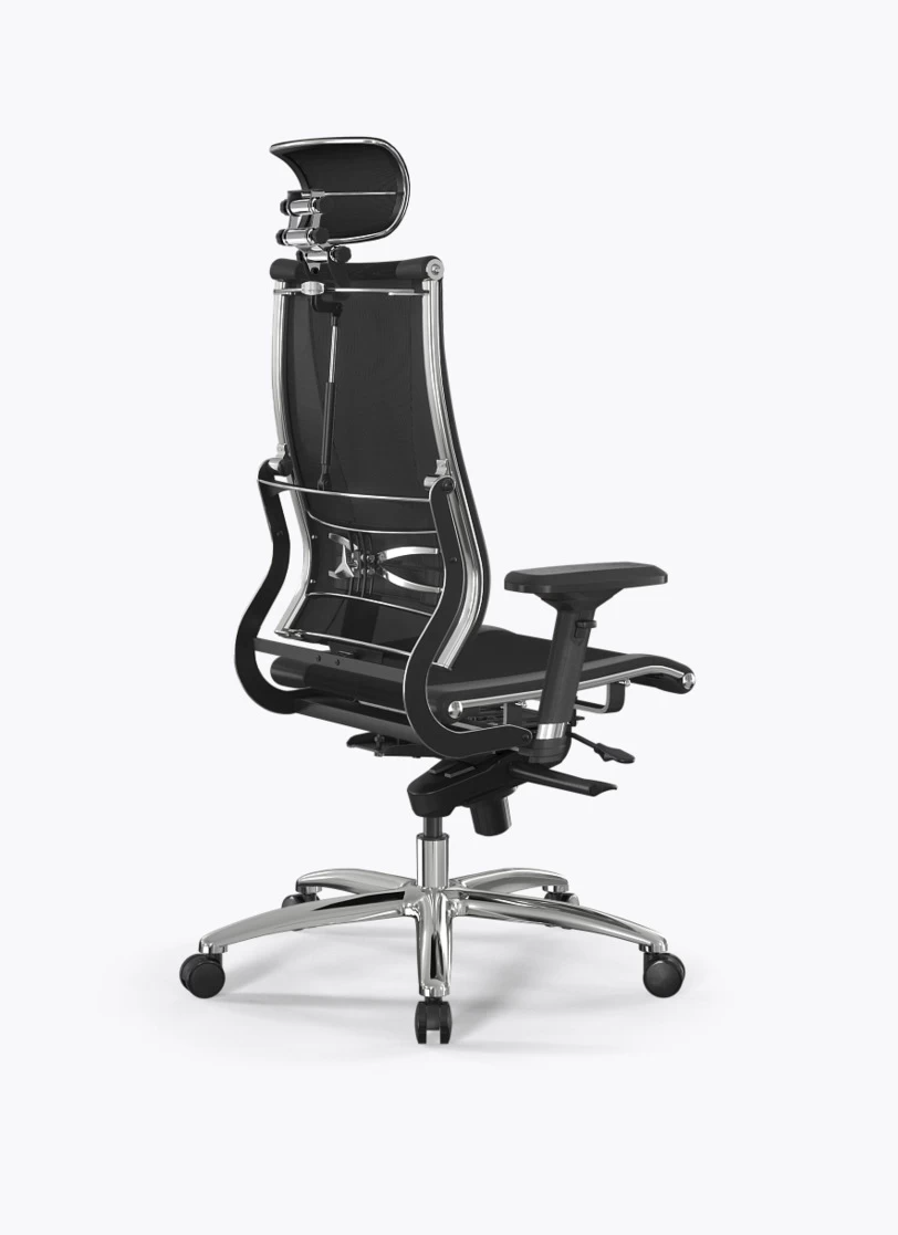Кресло Метта Y 2D Move B2-14D/0016116 (сетка TS YM93 черная/экокожа Infinity Easy Clean черная)