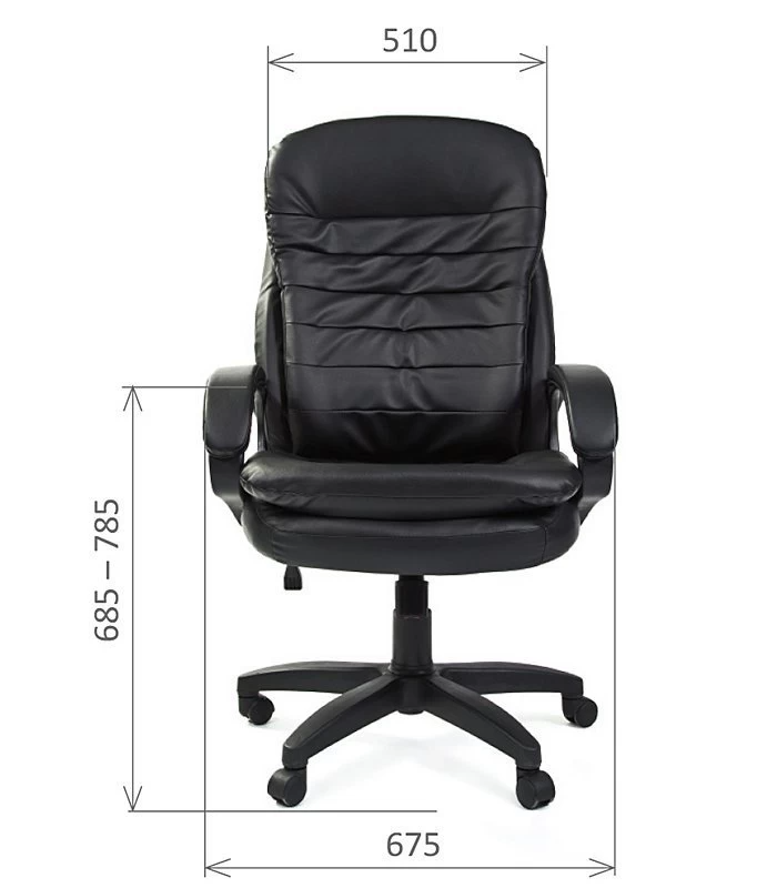 Кресло Chairman 795 LT (экокожа черная)