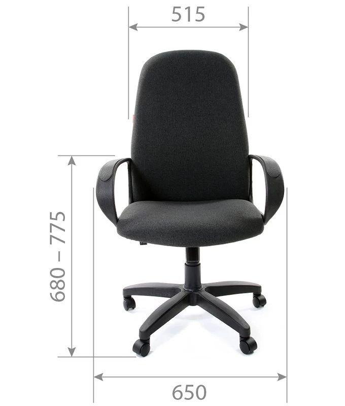Кресло Chairman 279 (ткань C-2 серая)